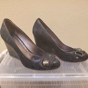 Coach Wedge Pumps - Size 6